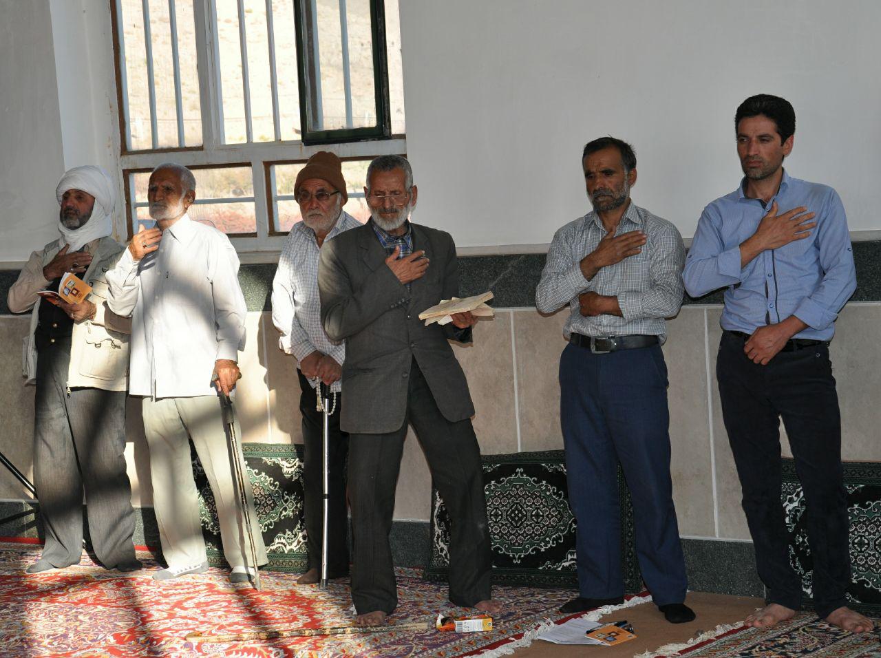 مراسم دعای عرفه حسینیه روستای شوراب بیرجند روستای شوراب
